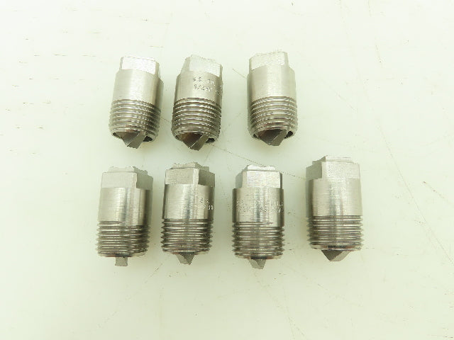 Spraying Systems 1/2HHSS50WSQ Spray Nozzle Jet 1/2" Stainless Lot of 7