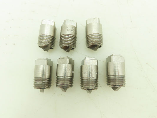 Spraying Systems 1/2HHSS50WSQ Spray Nozzle Jet 1/2" Stainless Lot of 7