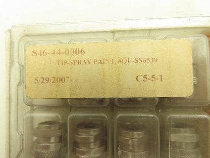 Spraying Systems QU-SS6530 Spray Nozzle Quick Change Tip Only Lot of 8