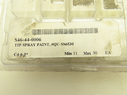 Spraying Systems QUA-SS6530 Spray Nozzle Quick Change Tip Only Lot of 5