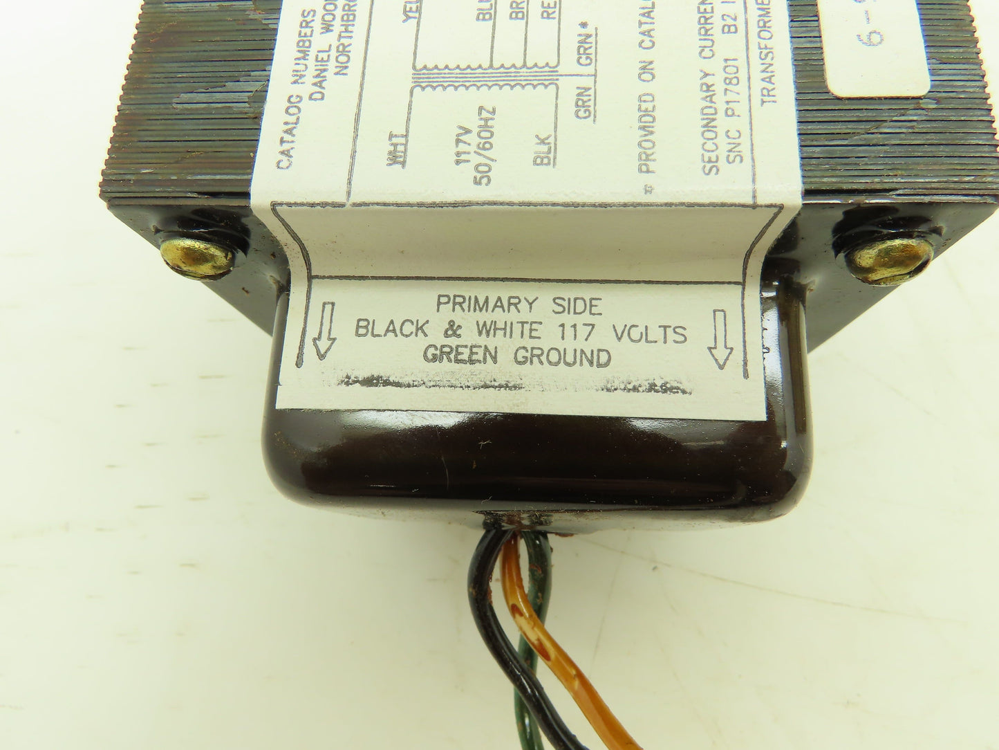 Daniel Woodhead 1678-12 Low Voltage Transformer 3 Wire 12VAC Output