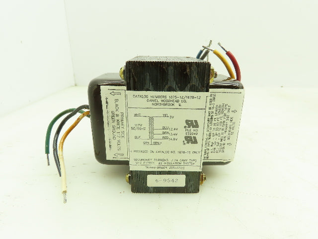 Daniel Woodhead 1678-12 Low Voltage Transformer 3 Wire 12VAC Output