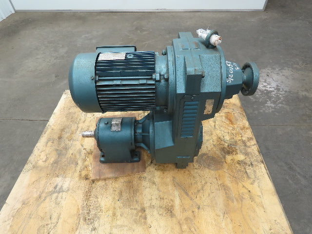 Sew-Eurodrive R60VU31DV112M6 Variable Speed Gear Drive 3Hp 460V 3PH 410-2485 RPM