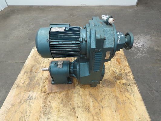 Sew-Eurodrive R60VU31DV112M6 Variable Speed Gear Drive 3Hp 460V 3PH 410-2485 RPM