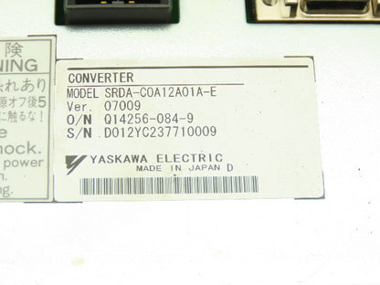 Yaskawa SRDA-MH6 Servo Pack JZRCR-YSV02-31 Servo Driver Controller