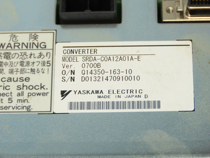 Yaskawa SRDA-MH20 Servo Pack JZRCR-YSV03-33 Servo Driver Controller
