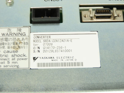 Yaskawa SRDA-MH6 Servo Pack JZRCR-YSV02-41 Servo Driver Controller