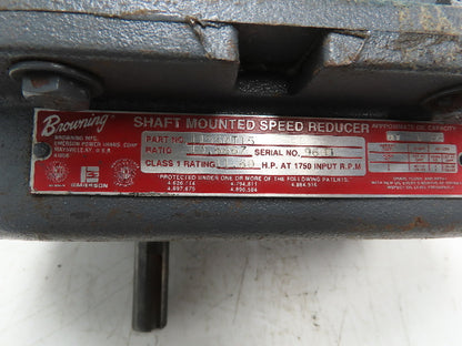 Browning 115SMT15 Shaft Mount 15:1 Reducer Screw Conveyor Drive 11.6Hp 129 RPM