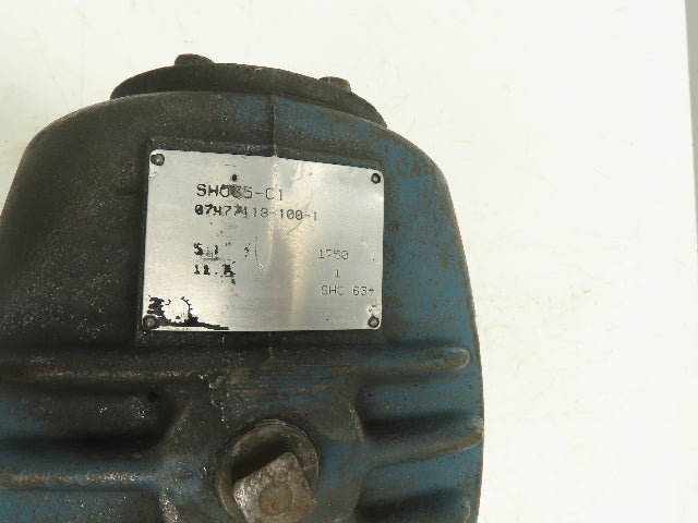 Cone Drive SH035-C1 Speed Reducer 5:1 Gearbox 350 RPM Hollow Shaft Output