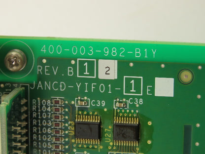 Yaskawa JANCD-YIF01-1E Robot Servo Control Circuit Board Slot Rack Card