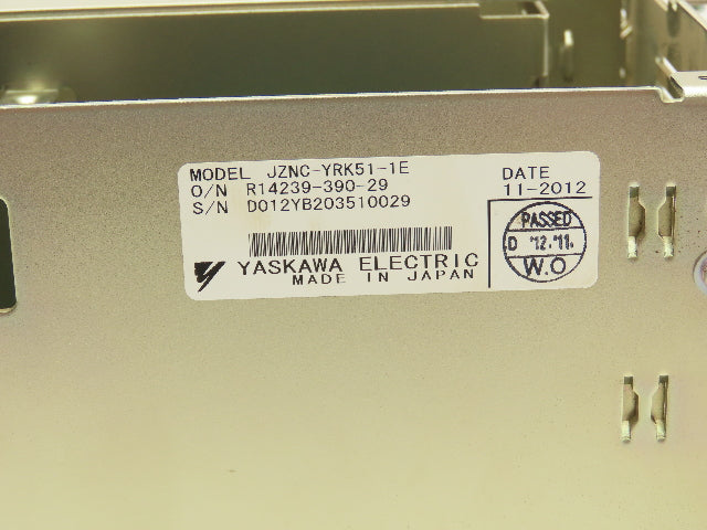 Yaskawa JZNC-YRK51-1E Robot Servo Slot Rack Chassis