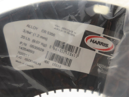 Harris ER5356 Aluminum MIG Welding Wire 3/64" 20Lb Spool