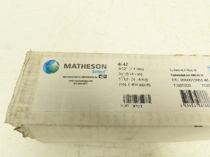 Matheson Harris Select 4043 Aluminum TIG Welding Rod 3/32"x 36"  20Lb (2 boxes)