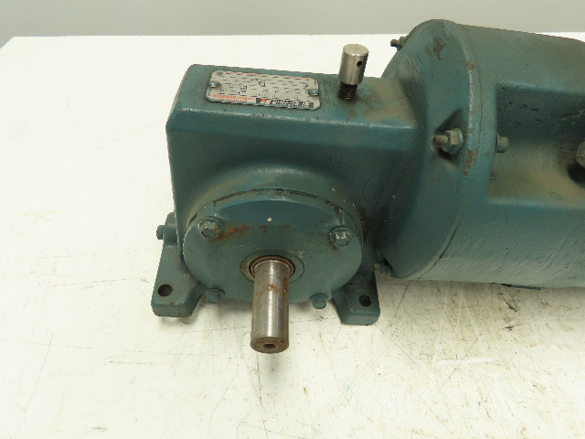 Dodge Reliance 56WM16A Gearmotor 50:1 Reducer 3/4Hp 230/460V 3PH 56C Dual Output