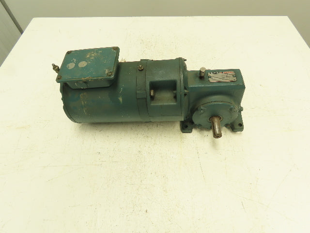 Dodge Reliance 56WM16A Gearmotor 50:1 Reducer 3/4Hp 230/460V 3PH 56C Dual Output