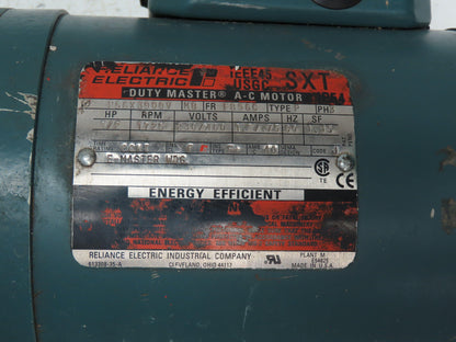 Dodge Reliance Gearmotor 50:1 Reducer 1/2Hp 230/460V 3PH FB56C Dual Output