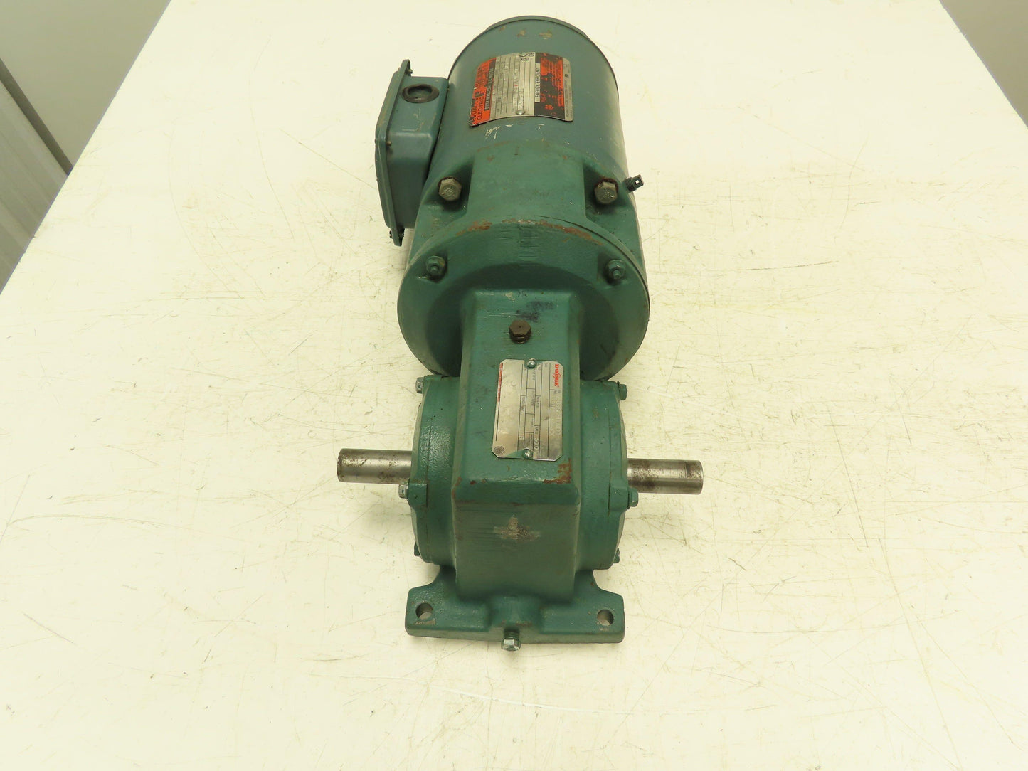 Dodge Reliance Gearmotor 50:1 Reducer 1/2Hp 230/460V 3PH FB56C Dual Output