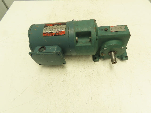 Dodge Reliance Gearmotor 50:1 Reducer 1/2Hp 230/460V 3PH FB56C Dual Output