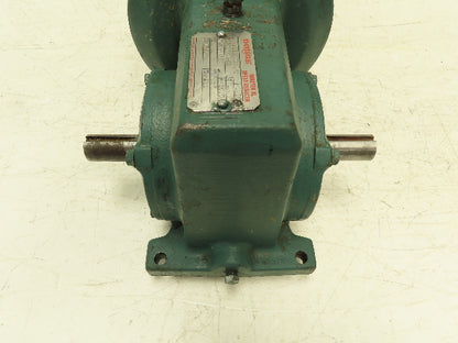 Dodge Reliance FB56WM16A Gearmotor 50:1 Reducer 3/4Hp 460V 3PH 56C Dual Output