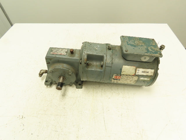 Dodge Reliance 56WM16A Gearmotor 50:1 Reducer 1/2Hp 230/460V 3PH 56C Dual Output