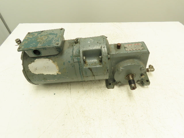 Dodge Reliance 56WM16A Gearmotor 50:1 Reducer 1/2Hp 230/460V 3PH 56C Dual Output