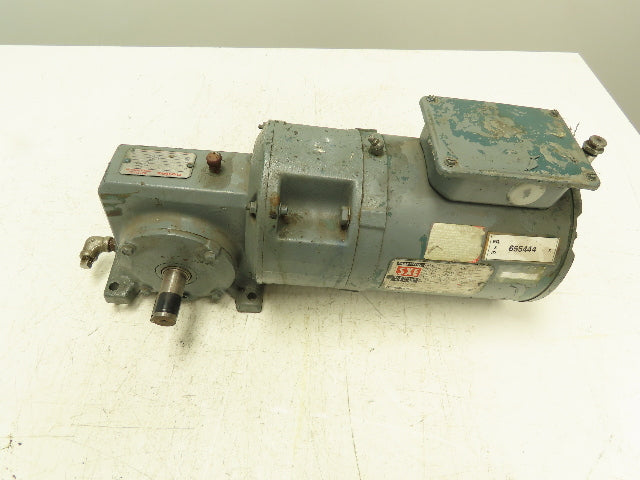 Dodge Reliance 56WM16A Gearmotor 50:1 Reducer 1/2Hp 230/460V 3PH 56C Dual Output