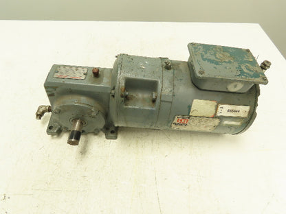 Dodge Reliance 56WM16A Gearmotor 50:1 Reducer 1/2Hp 230/460V 3PH 56C Dual Output
