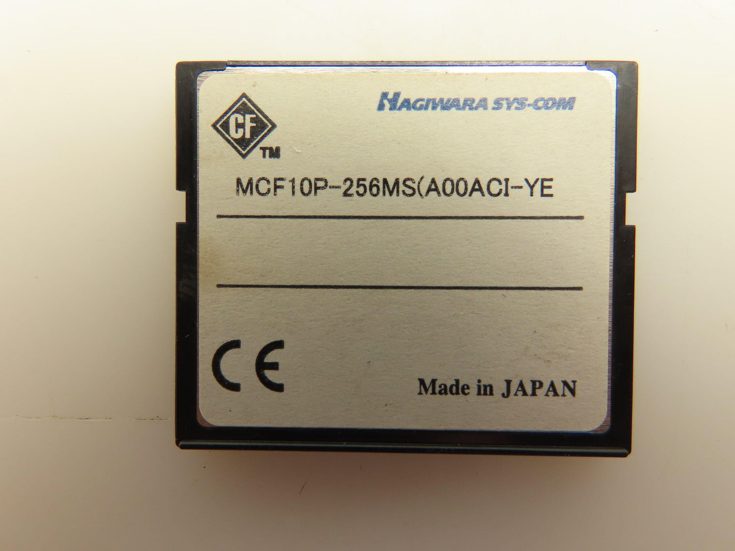 Hagiwara MCF10P-256MS Memory Card PLC Servo Data DS3.32.00A