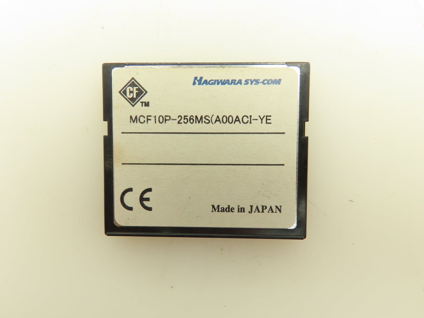 Hagiwara MCF10P-256MS Memory Card PLC Servo Data DS3.32.00A