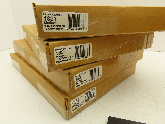 Ultratech 1831 Ultra-Sidewinder 1' Cable Protector Medium Extension ABS Lot of 5