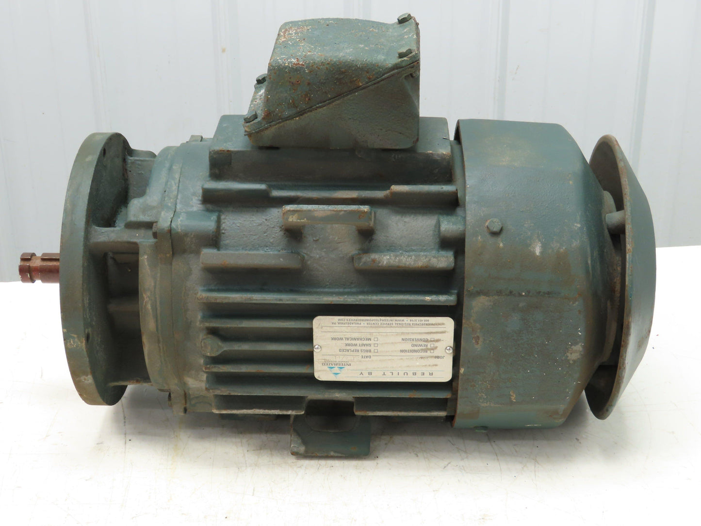 GE 5K213SAC5724 Severe Duty AC Motor 7.5Hp 9A 3530 RPM 460V 3PH TEFC L213