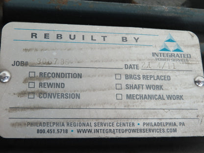 GE 5K213SAC5724 Severe Duty AC Motor 7.5Hp 9A 3530 RPM 460V 3PH TEFC L213