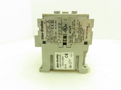 Allen Bradley 104-C12B22 Reversing Motor Starter Contactor 3 Pole 600V 480V Coil