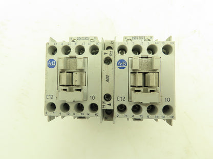 Allen Bradley 104-C12B22 Reversing Motor Starter Contactor 3 Pole 600V 480V Coil