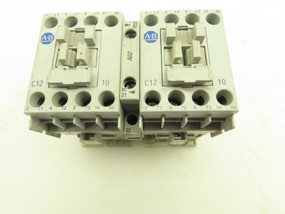 Allen Bradley 104-C12B22 Reversing Motor Starter Contactor 3 Pole 600V 480V Coil