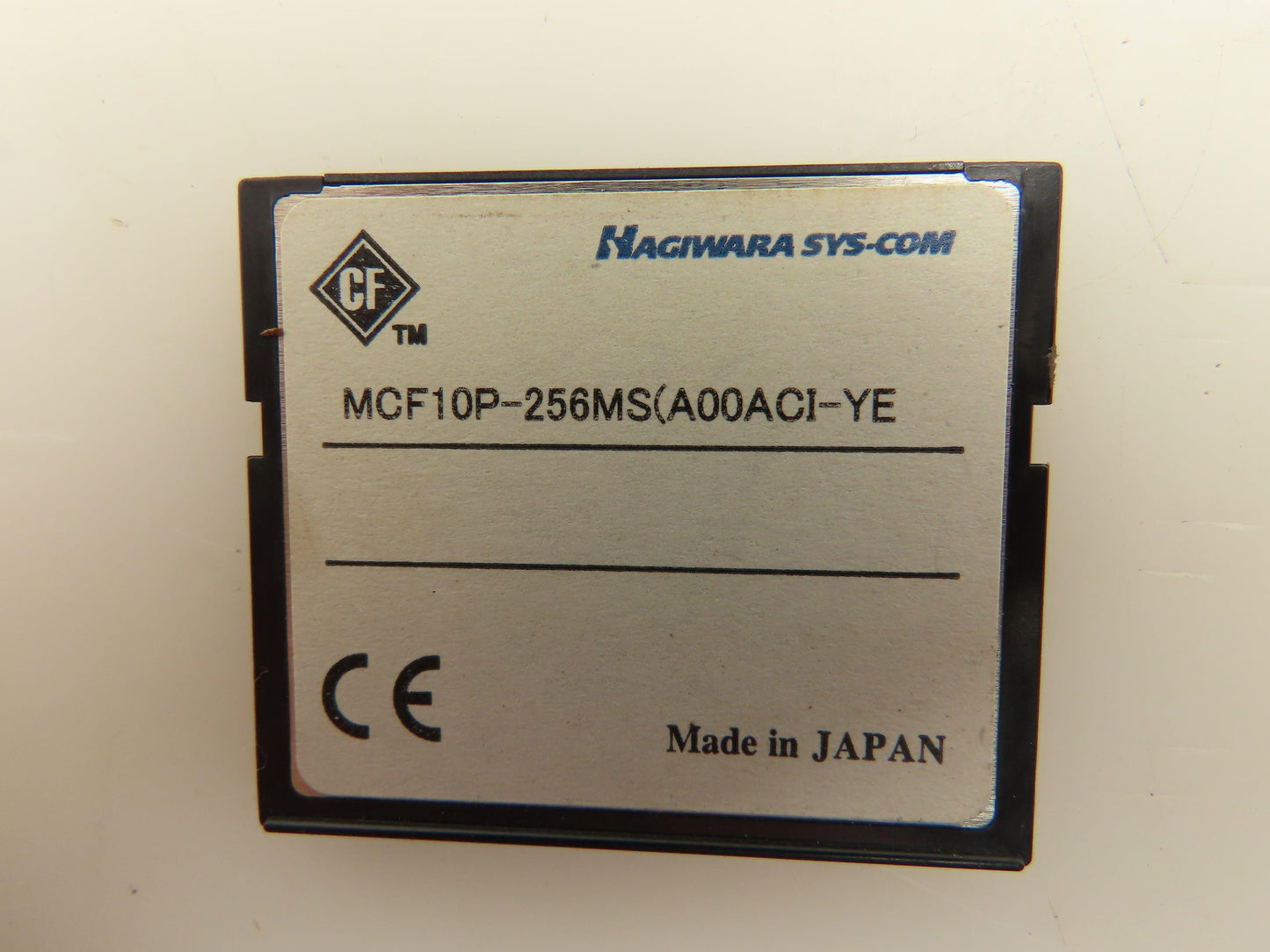 Hagiwara MCF10P-256MS Memory Card PLC Servo Data DS3.21.00A