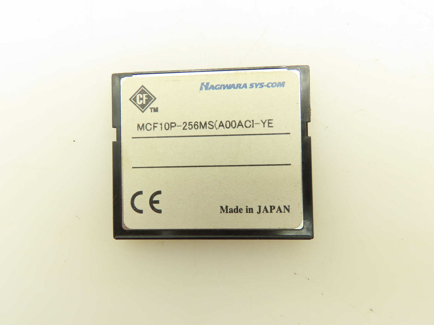 Hagiwara MCF10P-256MS Memory Card PLC Servo Data DS3.21.00A
