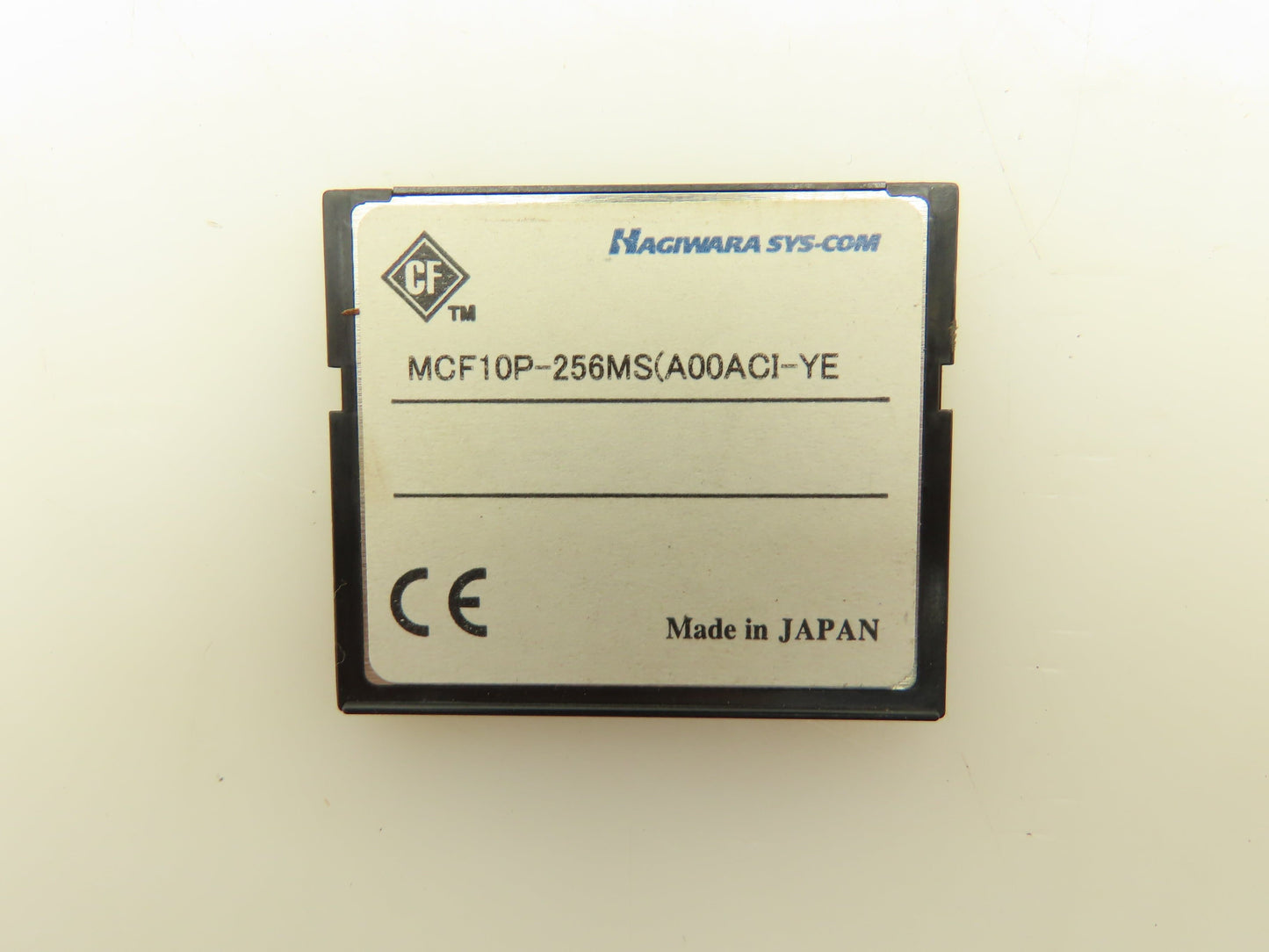 Hagiwara MCF10P-256MS Memory Card PLC Servo Data DS3.21.00A