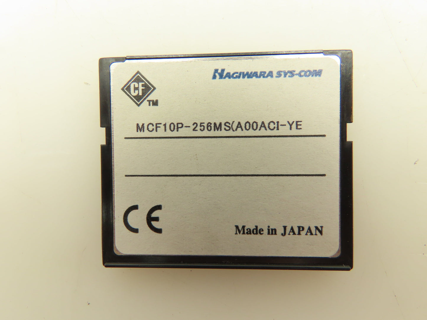 Hagiwara MCF10P-256MS Memory Card PLC Servo Data DS3.42.00A
