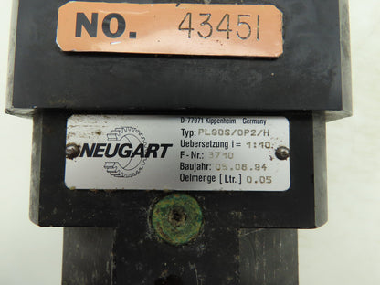 Indramat MAC063D-0-JS-2-C/095-B-0/S001 Servo Motor Gearmotor 10:1 Gearhead