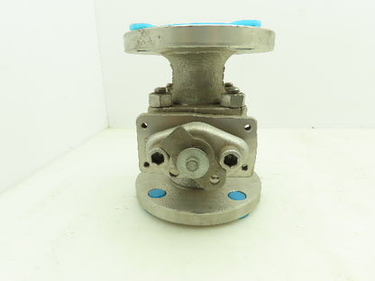 Newco 51F-C8M4  2" Flanged 2-Way Ball Valve CF8M/316 Stainless Class 150