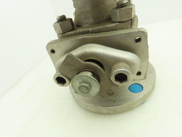 Newco 51F-C8M4  2" Flanged 2-Way Ball Valve CF8M/316 Stainless Class 150