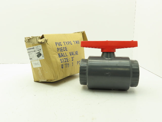 Legend 201-440 Ball Valve 3" UPVC Sch-80 S-602EZ Solvent Ends