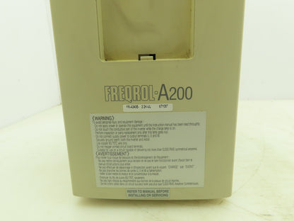 Mitsubishi FR-A240E-2.2K-UL Freqrol-A200 Inverter AC Drive 3Hp 460V 3PH VFD