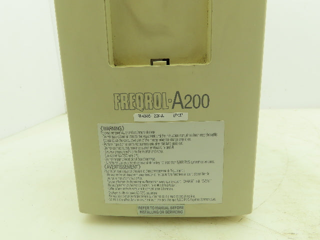 Mitsubishi FR-A240E-2.2K-UL Freqrol-A200 Inverter AC Drive 3Hp 460V 3PH VFD