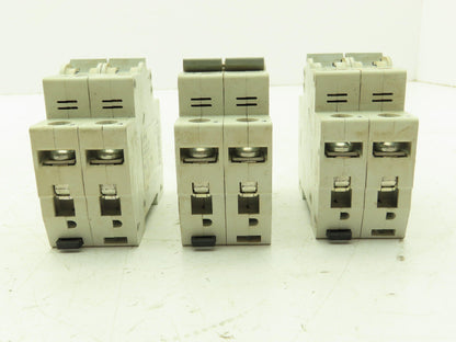 Eaton WMZS2C03 Circuit Breaker C3 3A 10kA 277/480VAC 2Ph Lot Of 3