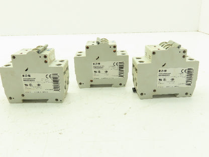 Eaton WMZS2C03 Circuit Breaker C3 3A 10kA 277/480VAC 2Ph Lot Of 3