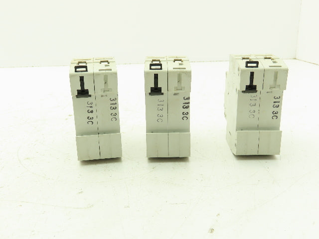 Eaton WMZS2C03 Circuit Breaker C3 3A 10kA 277/480VAC 2Ph Lot Of 3