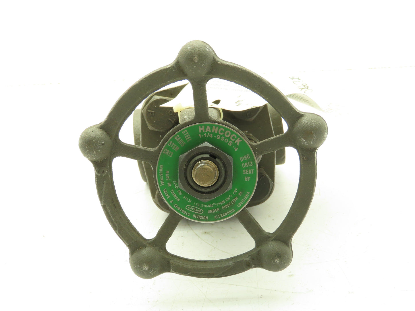 Hancock 1-1/4-950S-4 Manual Wedge Gate Valve 1-1/4" NPT Threaded Class 800
