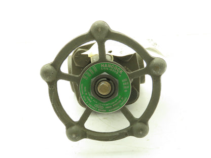 Hancock 1-1/4-950S-4 Manual Wedge Gate Valve 1-1/4" NPT Threaded Class 800